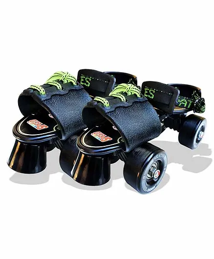 Jaspo Tenacity ZXI Adjustable Senior Roller Skates - Black