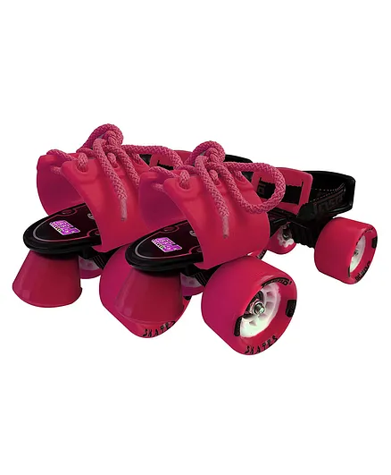 Jaspo Tenacity Adjustable Roller Skates - Pink