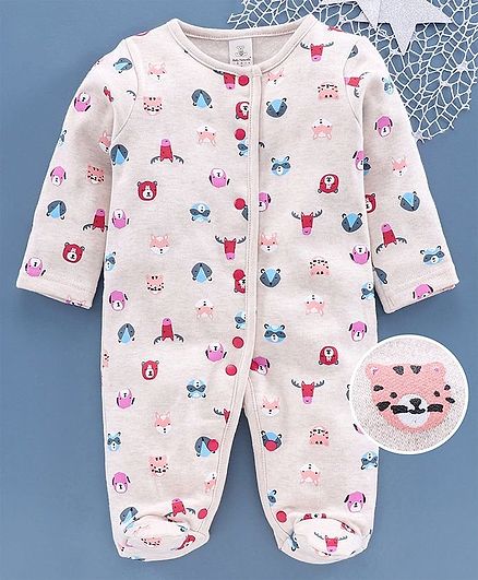 animal print sleepsuit