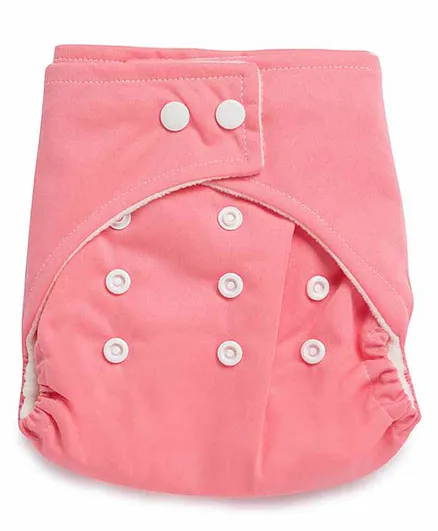 Kicks and Crawl Reusable Cloth Diaper with Insert - Pink