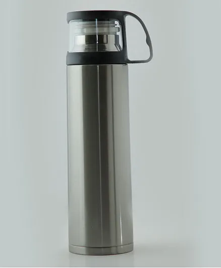 Pix Stainless Steel Double Walled Insulated Water Bottle Grey - 500 ml