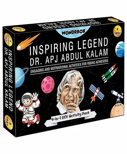 Wondrbox Dr. APJ Abdul Kalam 4 in 1 DIY Activity Kit - Multicolor