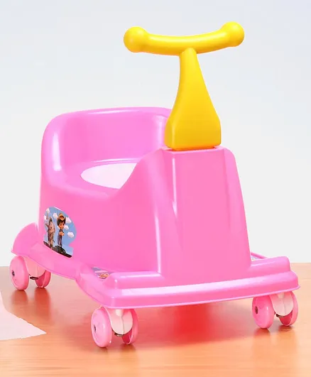 Potty Training Chair With Wheels - Pink