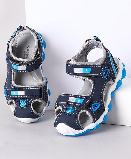 cute navy blue sandals