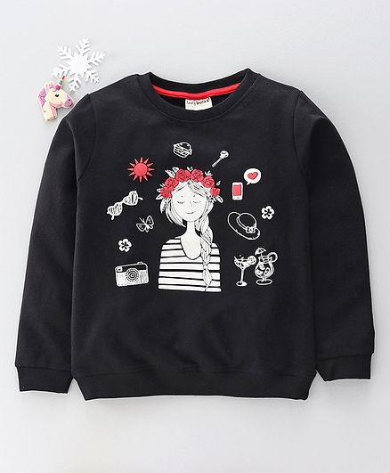 girls black sweatshirt