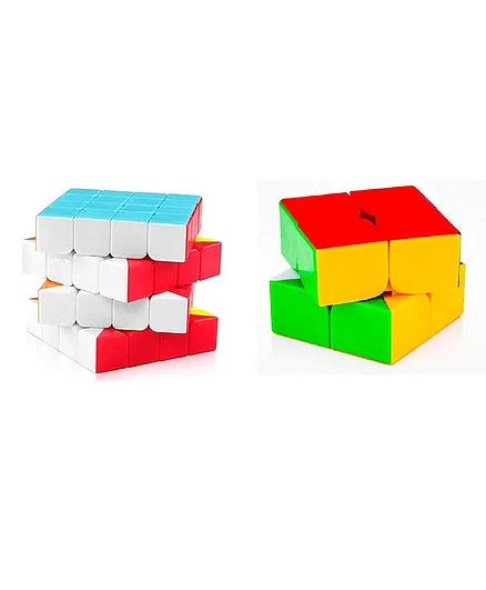 Enorme High Speed & Stability Magic Puzzle Cube Multicolour - Pack of 2