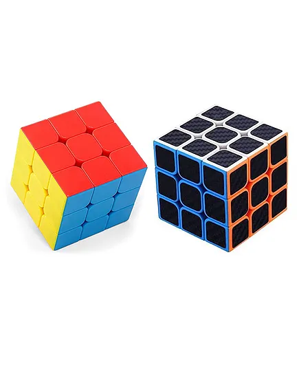 Enorme High Speed Rubic Cubes Pack of 2 - Multicolor