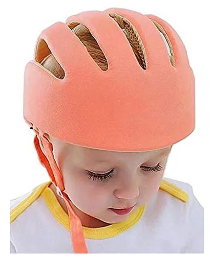 DearJoy Baby Safety Helmet With Corner Guard And Proper Ventilation - Sunshine Orange
