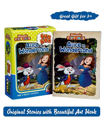 Majestic Books Alice In Wonderland Fun Box - English Online in India, Buy  at Best Price from  - 8382657