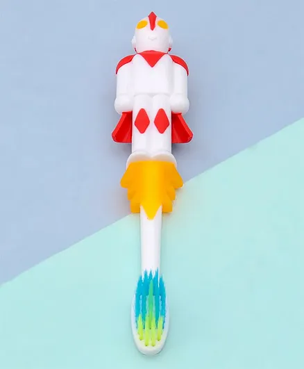 Toothbrush Ultra Soft Bristles Cartoon Shape - Yellow
