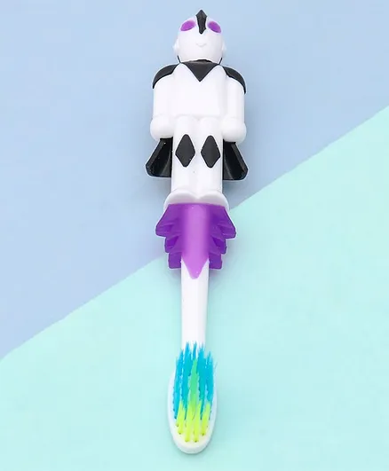 Toothbrush Ultra Soft Bristles Cartoon Shape - Purple