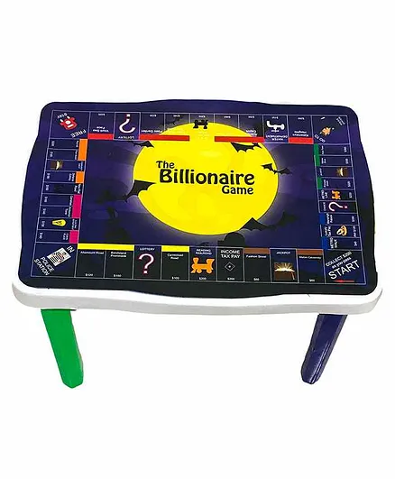 KuchiKoo Study Table with Billionare Game Top - Multicolor