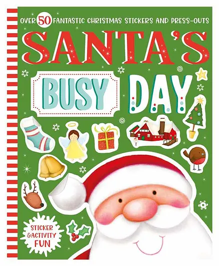 Parragon Santa's Busy Day Sticker & Activity Book - English