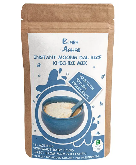 Baby Aahar Instant Moong Dal Rice Khichdi - 100 gm