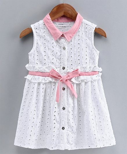 firstcry white frock