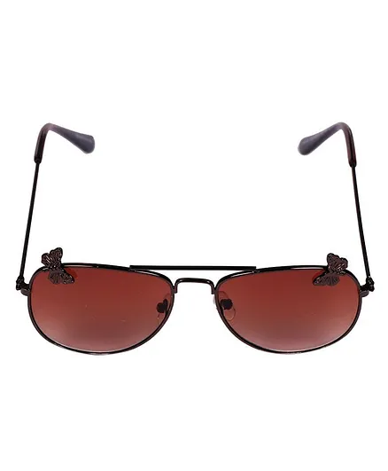 KIDSUN Aviator Sunglasses - Brown