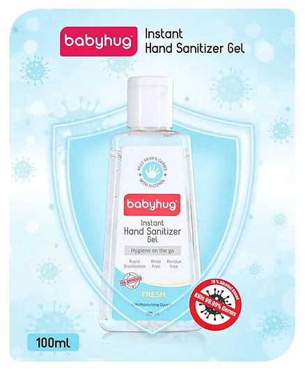 Babyhug Instant Hand Sanitizer Gel with Fresh Fragrance - 100 ml