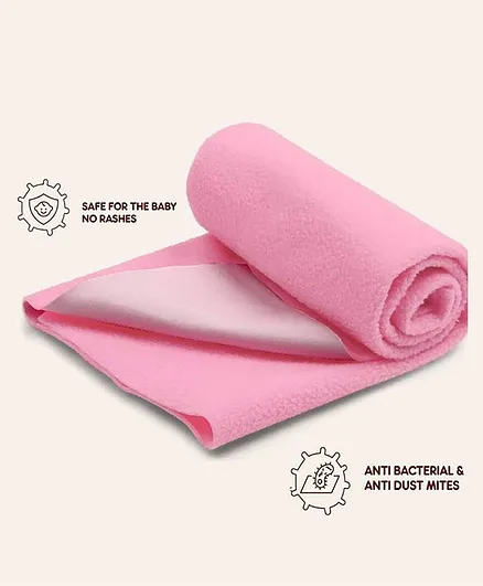 Elementary Smart Dry Waterproof Medium Bed Protector Sheet - Pink