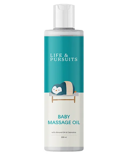 Life & Pursuits Organic Baby Massage Oil -  200 ml