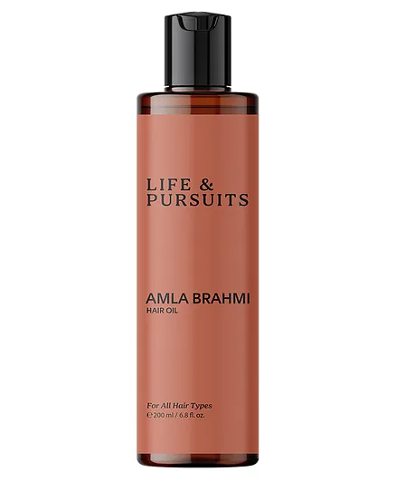Life & Pursuits Organic Amla Brahmi Hair Oil - 200 ml