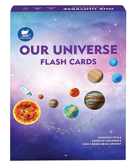 Miniwhale Our Universe Flash Cards - 32 Cards