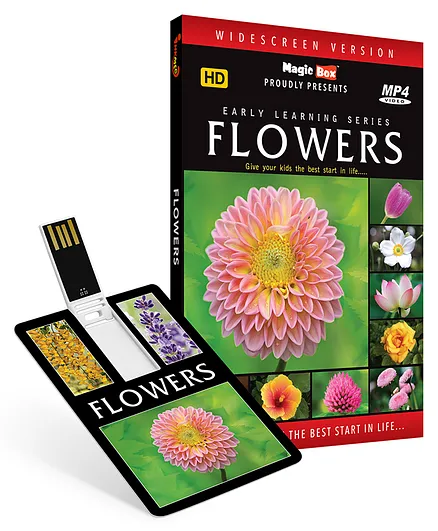 Inkmeo USB Memory Stick Flowers - English