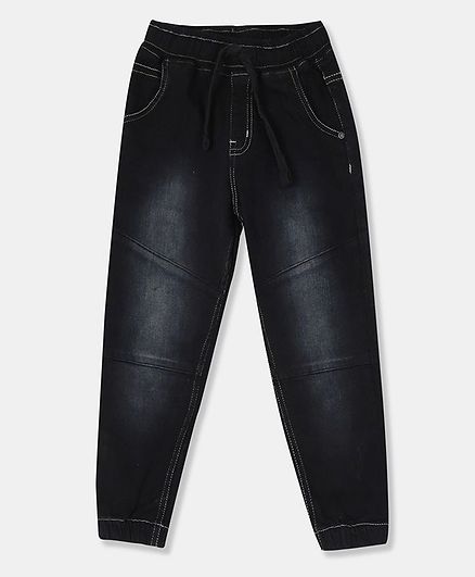 black shaded jeans