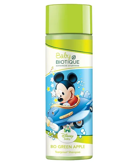 Baby Biotique Mickey Mouse Bio Green Apple Tearproof Shampoo - 190 ml
