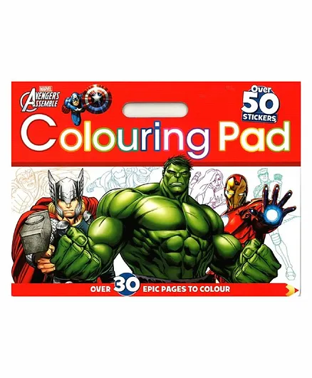 Marvel Avengers Colouring Pad - English