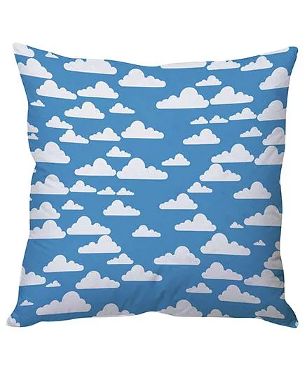 Stybuzz Clouds in Sky Cushion Cover - Blue