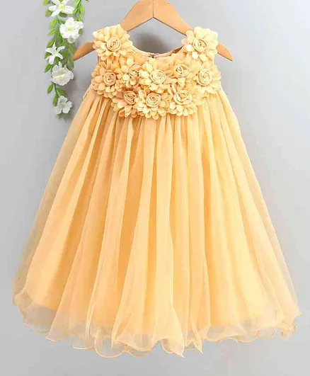 Enfance flower embellished sleeveless dress Clearance