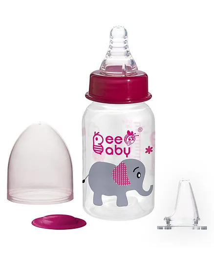 Beebaby Advance Anti-Colic Feeding Bottle to Sippy Bottle Starter Kit Pink - 125  ml