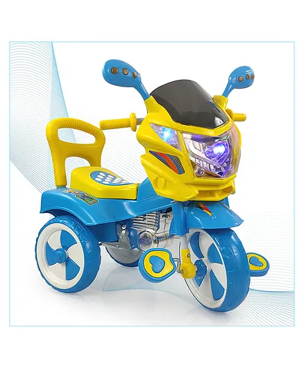 Dash Victor Musical Tricycle With Light & Under Seat Storage Space - Blue