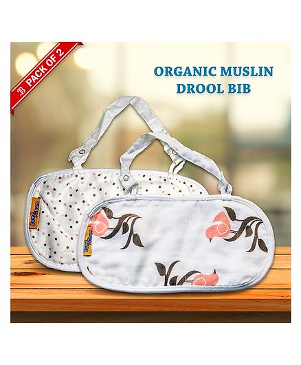 muslin drool bib