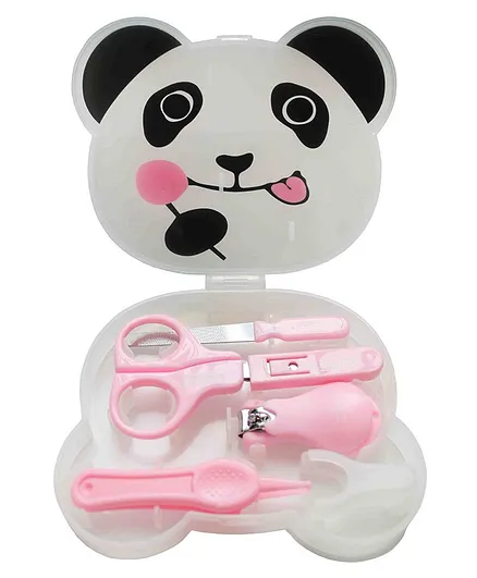 U-grow Baby Nail Clipper - Panda Manicure Set - Pink
