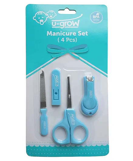 U-grow Baby Nail Clipper - Manicure Set - Blue