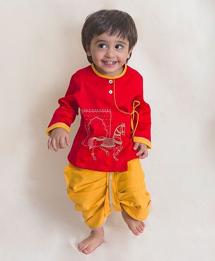 dhoti kurta for 6 months baby