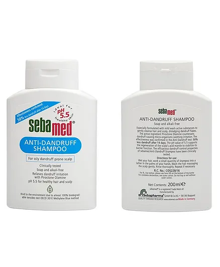 Sebamed Oily Hair & Dandruff Prone Scalp Shampoo - 200 ml