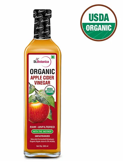 St. Botanica USDA Organic Apple Cider Vinegar - 500ml 