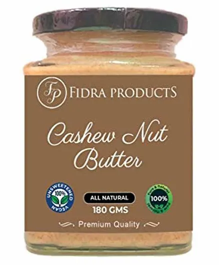 Fidra Cashew Nut Butter - 180 gm