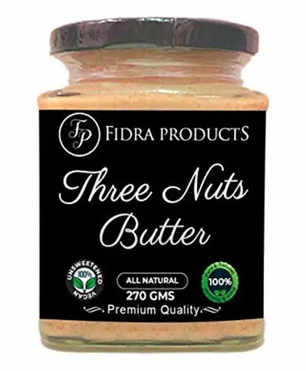 Fidra Three Nut Butter  - 270 gm