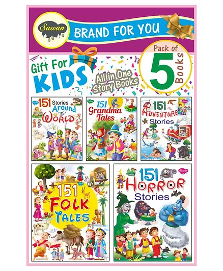 Sawan All In One Story Books Combo Set of 5 - English