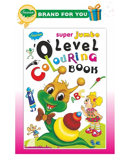 Sawan Super Jumbo '0' Level Colouring Book - English