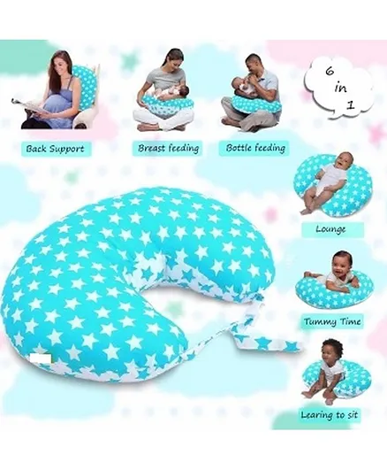 Get IT Feeding Nursing Micro Fibre Pillow - Cryan Blue Star