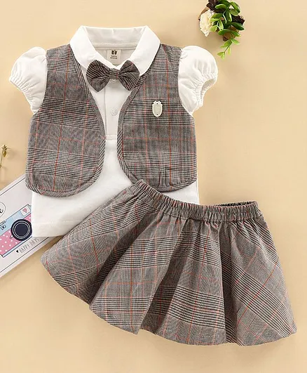 Buy ToffyHouse Party Wear Top with Bow 