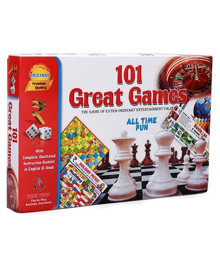 Yash Toys 101 Great Games Board Game - Multicolor