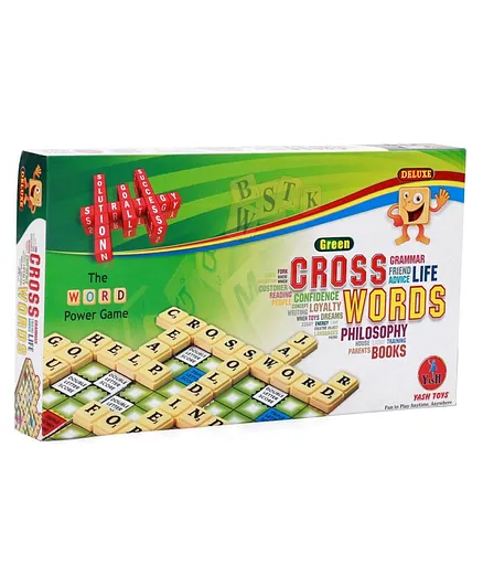 Yash Toys Crossword Board Game Deluxe - Multicolor