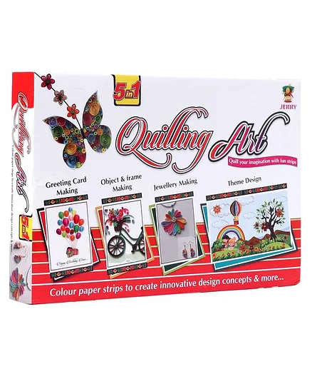Yash Toys Quilling Art Kit - Multicolor