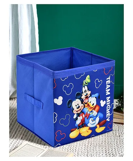Fun Homes Mickey Mouse Non Woven Foldable Storage Bins - Blue