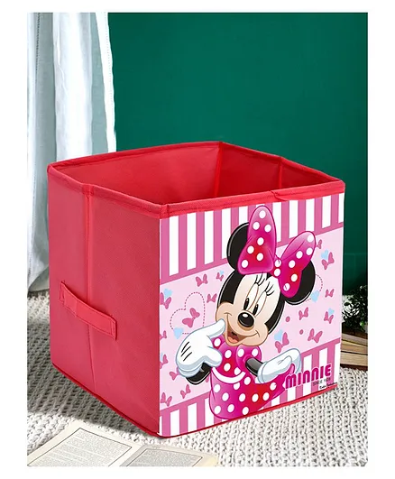 Fun Homes Minnie Mouse Non Woven Foldable Storage Bins - Pink